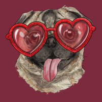 Pug With Love Glasses Premium Hoodie | Teevron