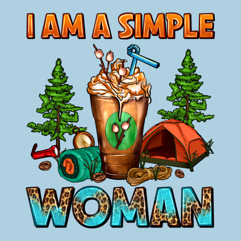 I Am A Simple Woman Camping Frappe Premium Hoodie by FaDigitalArtStudio | Teevron