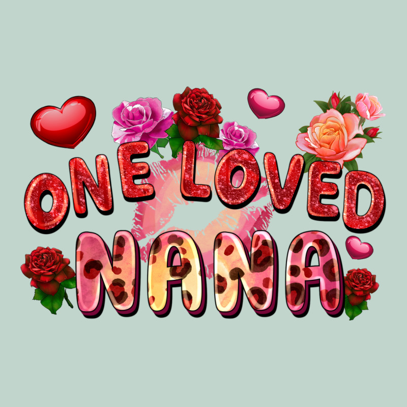 One Loved Nana Valentine's Day Zipper Hoodie by FaDigitalArtStudio | Teevron