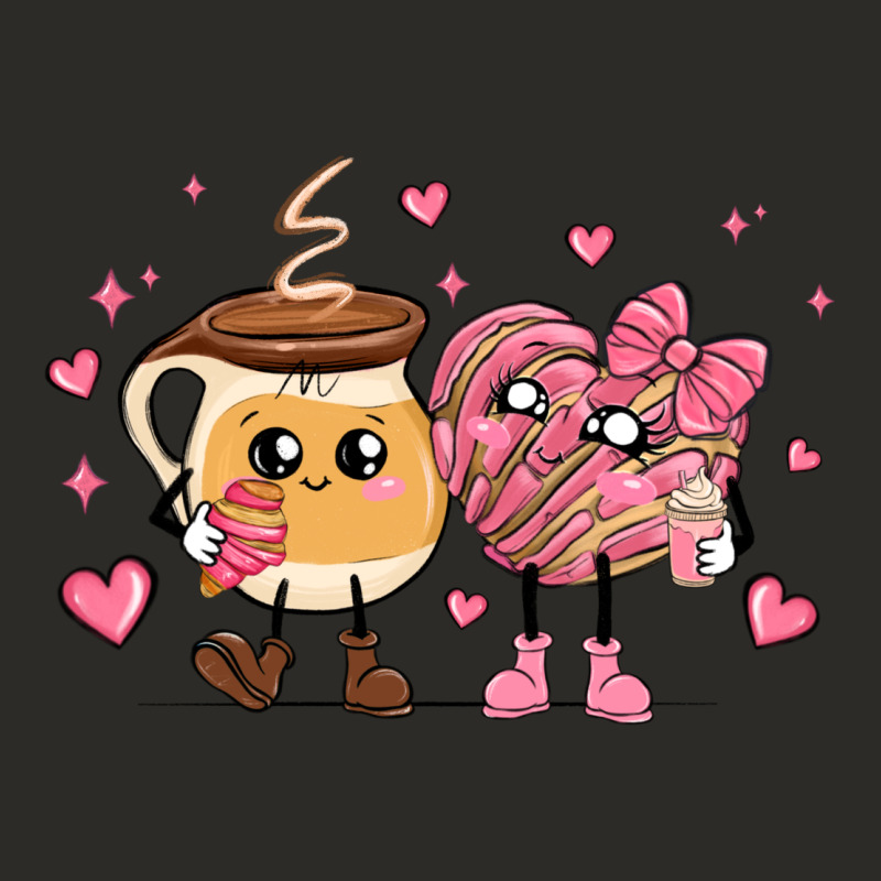 Valentines  Day Conchas And Cafecito Heavy Core Tee by MaliasSmallBusiness | Teevron