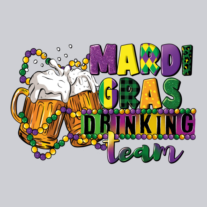 Mardi Gras Drinking Team 12 Inches 300 Dpi Heavyweight Sweatshirt by CowGirlArtShop | Teevron