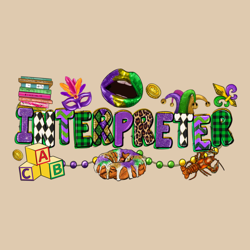 Interpreter Mardi Gras Heavyweight Sweatshirt by CowGirlArtShop | Teevron