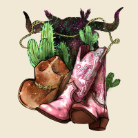 Cowgirl Boots Hat Horns Cactus Premium Tee | Teevron