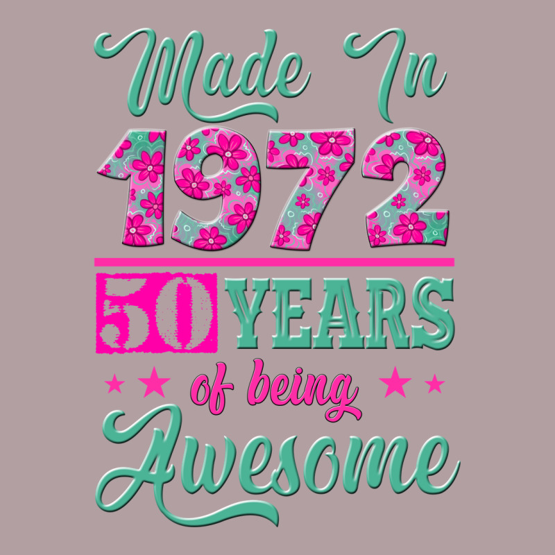 Made In 1972, 50 Years Of Being Awesome Vintage Hoodie by Jasminsmagicworld | Teevron