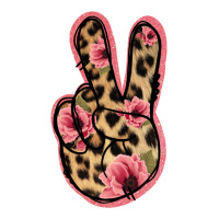 Floral Leopard Peace Sign | Teevron