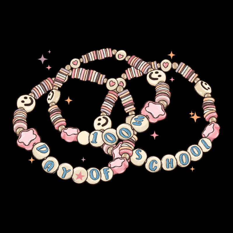 100 Days Of School Friendship Bracelet Heavy Core Tee by MaliasSmallBusiness | Teevron