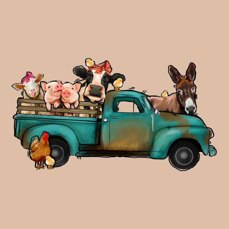 Farm Animals Truck Urban Heavy Tee by Bettercallsaul | Teevron