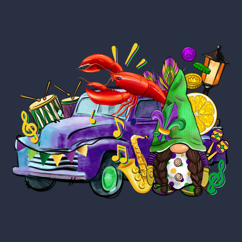 Mardi Gras Gnome On The Truck Heavyweight Sweatshirt by CowGirlArtShop | Teevron