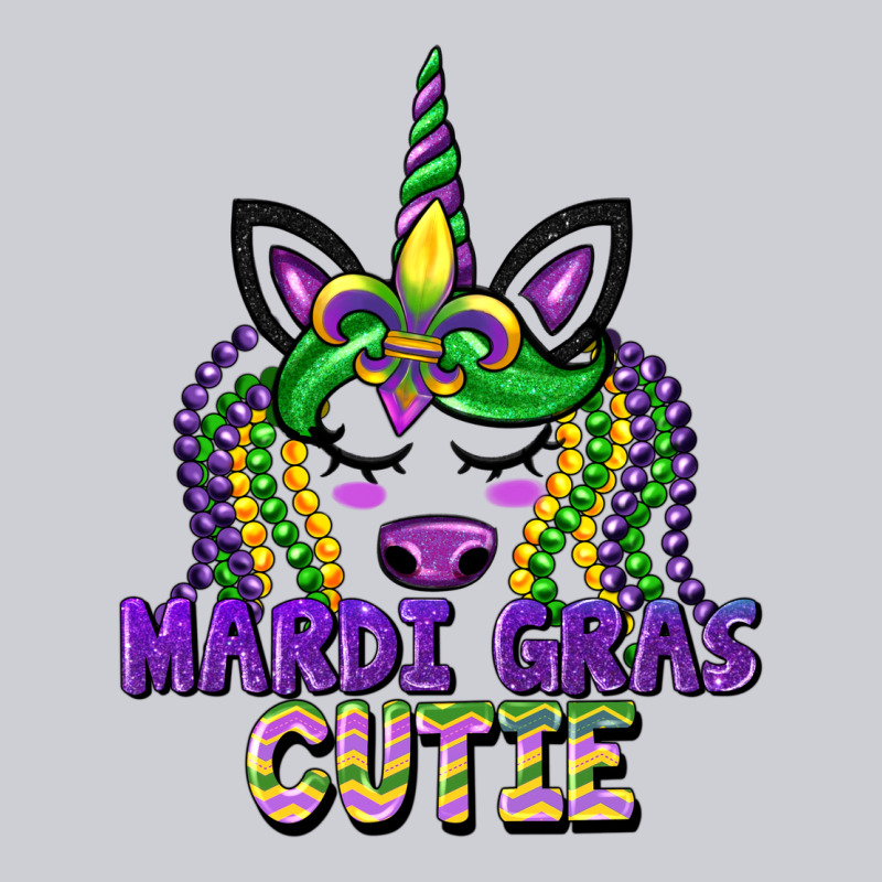 Mardi Gras Cutie Unicorn Heavyweight Sweatshirt by CowGirlArtShop | Teevron