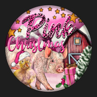 Pink Christmas Pig Heavyweight Hoodie | Teevron