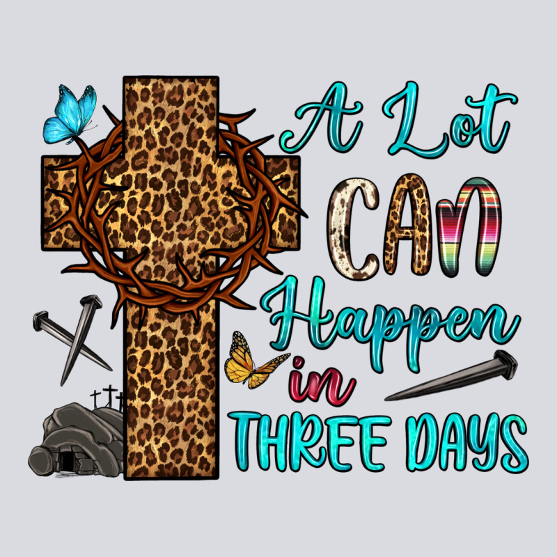 Easter Day A Lot Can Happen In Three Days Zipper Hoodie by OliviaCreatesArt | Teevron