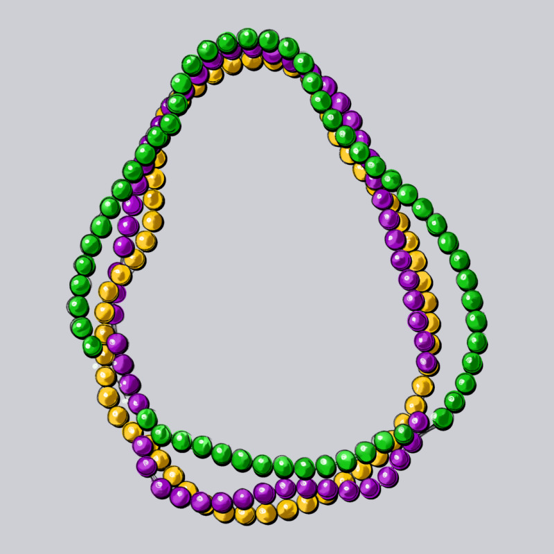 Mardi Gras Beads Heavyweight Sweatshirt by CowGirlArtShop | Teevron