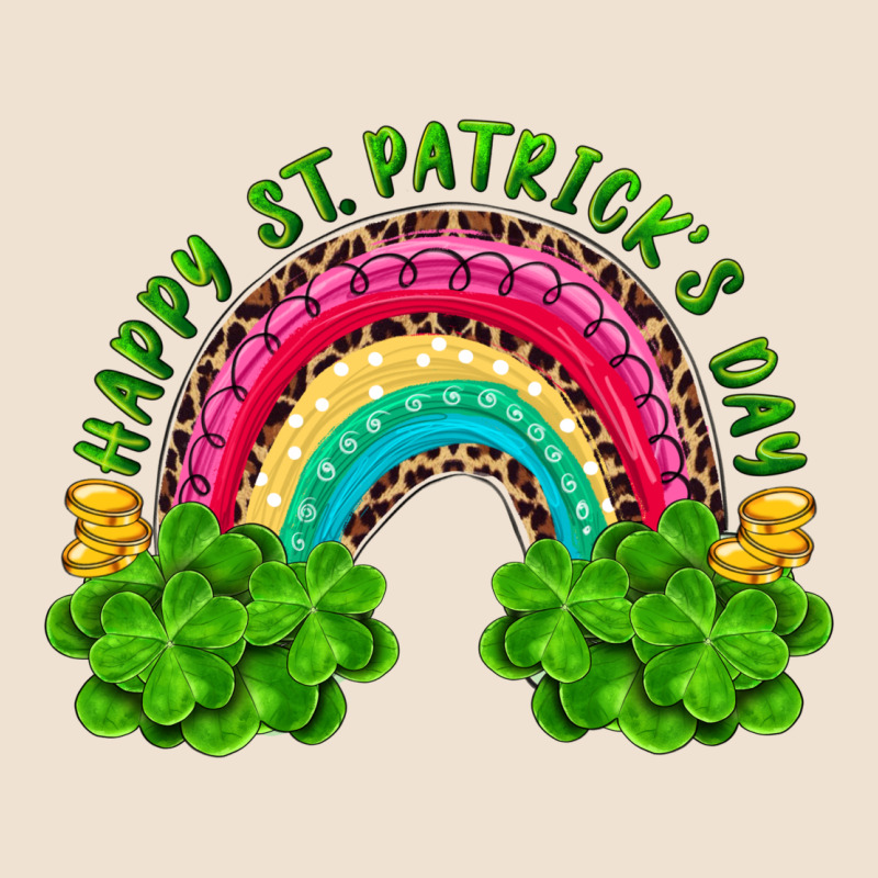 Happy St Patricks Day Rainbow And Shamrock Urban Heavy Tee by RanaPortraitStore | Teevron