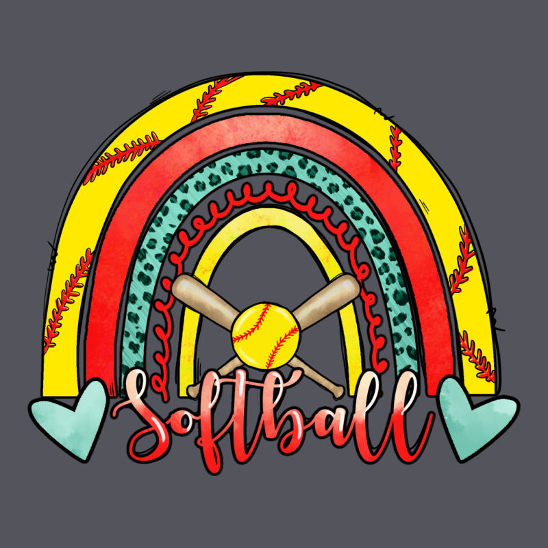 Softball Rainbow Vintage Hoodie by RanaPortraitStore | Teevron