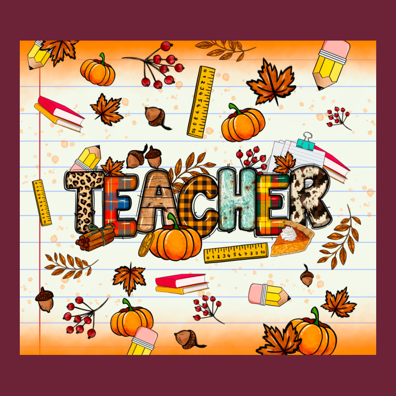 Teacher Fall Long Sleeve Tee by NancyCooperArtShop | Teevron
