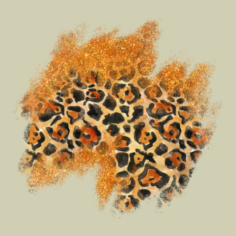 Leopard Glitter Patch Heavy Core Tee by AdoDesignShop | Teevron