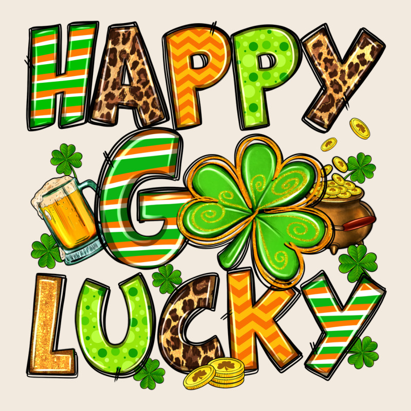 St. Patrick's Happy Go Lucky Zipper Hoodie by OliviaCreatesArt | Teevron