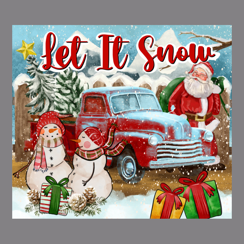 Let It Snow Tumbler Heavyweight Hoodie by FaDigitalArtStudio | Teevron