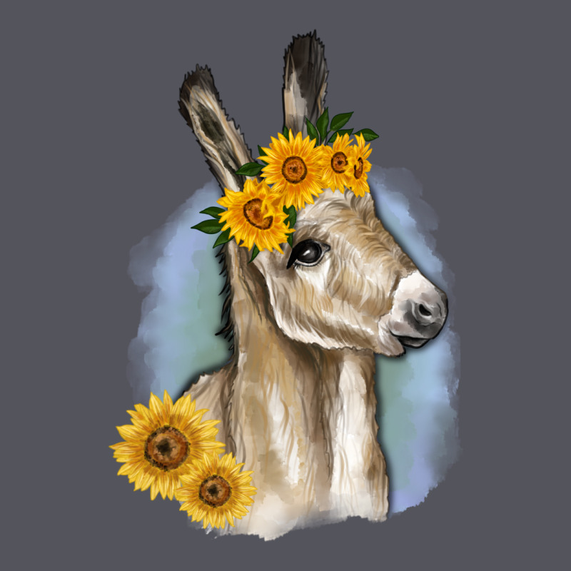 Sunflower Baby Donkey Vintage Hoodie by RanaPortraitStore | Teevron