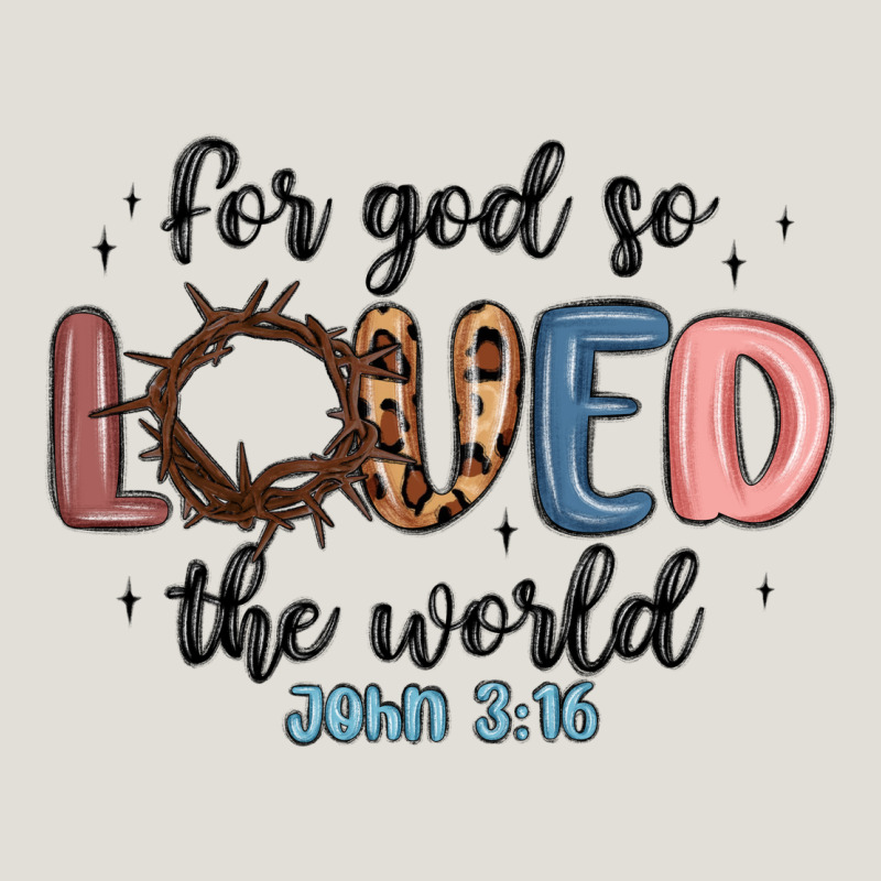 For God So Loved The World Heavy Core Tee by MaliasSmallBusiness | Teevron