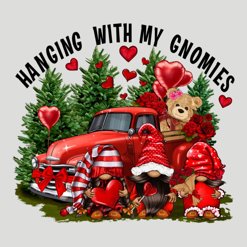 Valentine's Day Hanging With My Gnomies Zipper Hoodie by FaDigitalArtStudio | Teevron