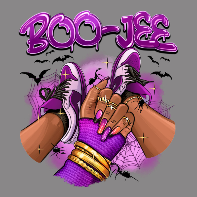 Boo-jee Halloween Afro Sneakers Vintage Tee by RanaPortraitStore | Teevron