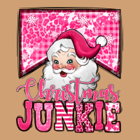 Pink Christmas Junkie Santa Claus Vintage Tee | Teevron