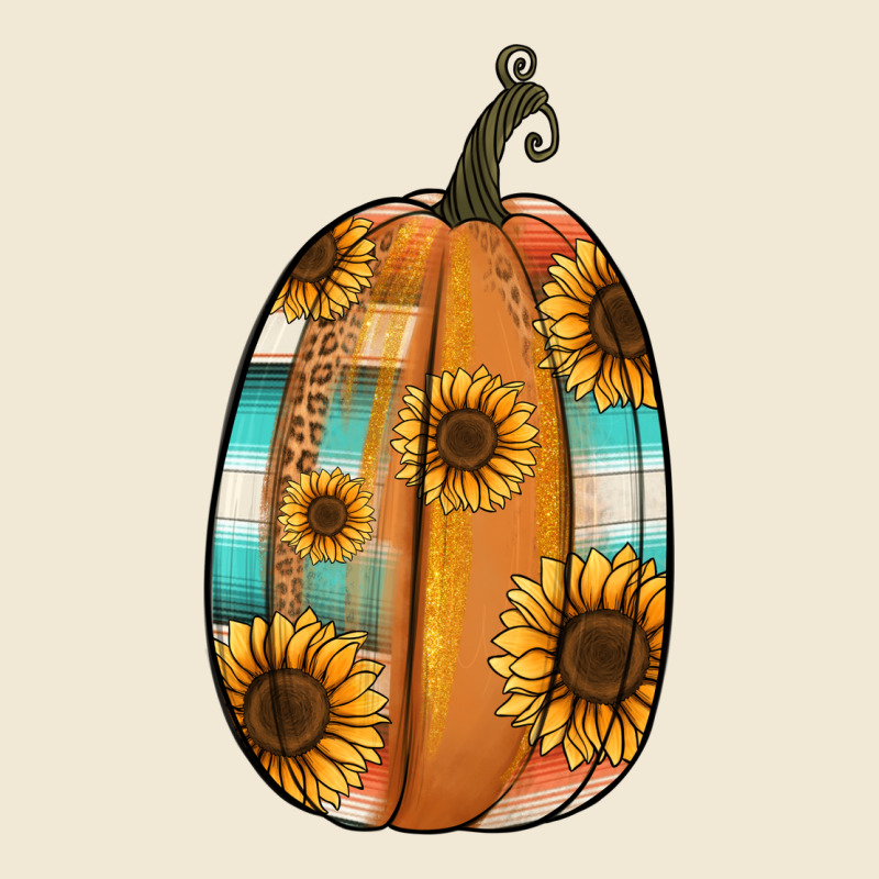 Serape Sunflower Pumpkin Premium Tee by NancyCooperArtShop | Teevron