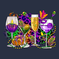 Mardi Gras Wine Glasses Cowgirl Heavyweight Sweatshirt | Teevron