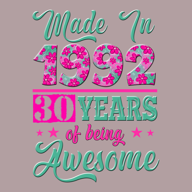 Made In 1992, 30 Years Of Being Awesome Vintage Hoodie by Jasminsmagicworld | Teevron