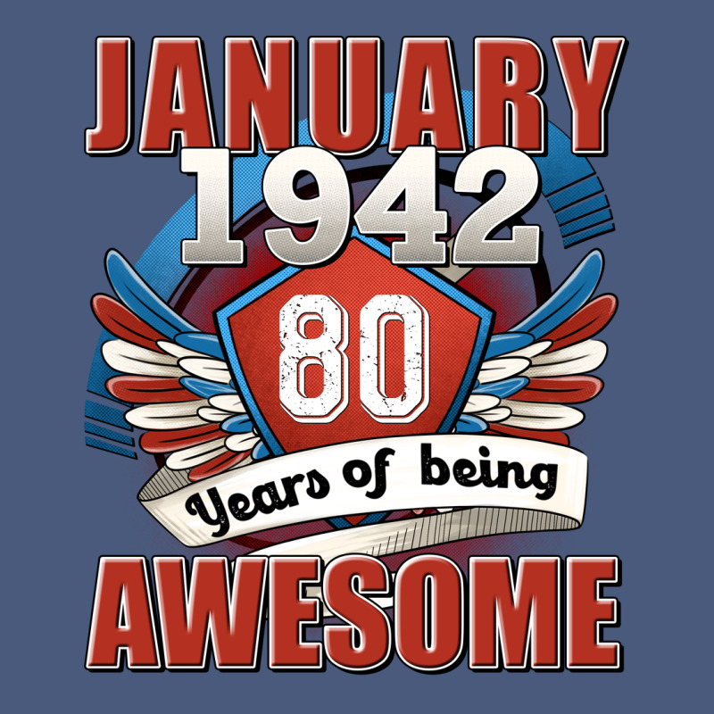 January 1942 80 Years Of Being Awesome Vintage Hoodie by Jasminsmagicworld | Teevron