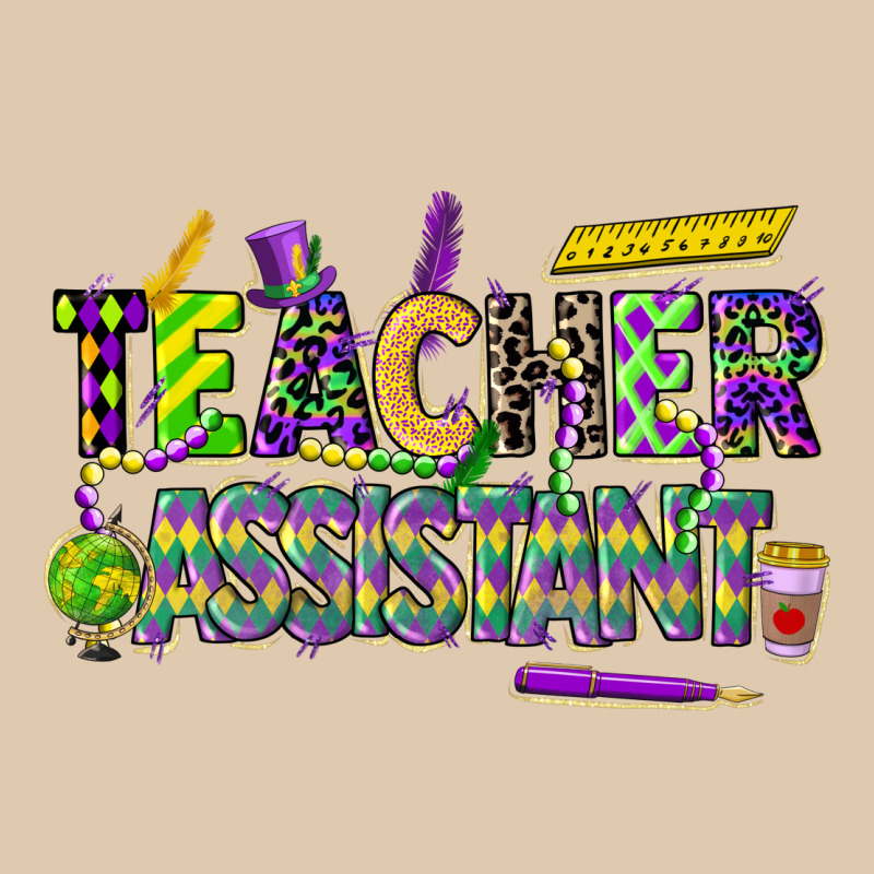 Mardi Gras Teacher Assistant Heavyweight Sweatshirt by CowGirlArtShop | Teevron