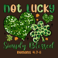 Not Lucky Simply Blessed Heavy Core Tee | Teevron