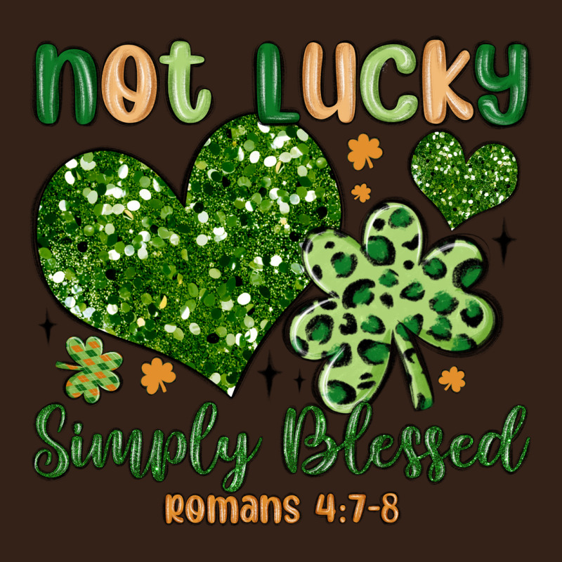 Not Lucky Simply Blessed Heavy Core Tee by MaliasSmallBusiness | Teevron