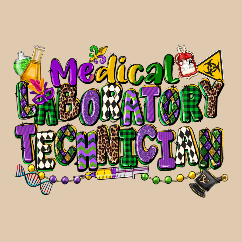 Medical Laboratory Technician Mardi Gras Heavyweight Sweatshirt by CowGirlArtShop | Teevron
