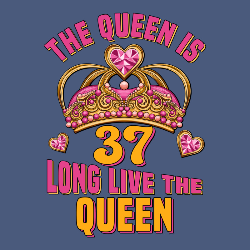 The Queen Is 37 Long Live The Queen Kopya Vintage Hoodie by Jasminsmagicworld | Teevron