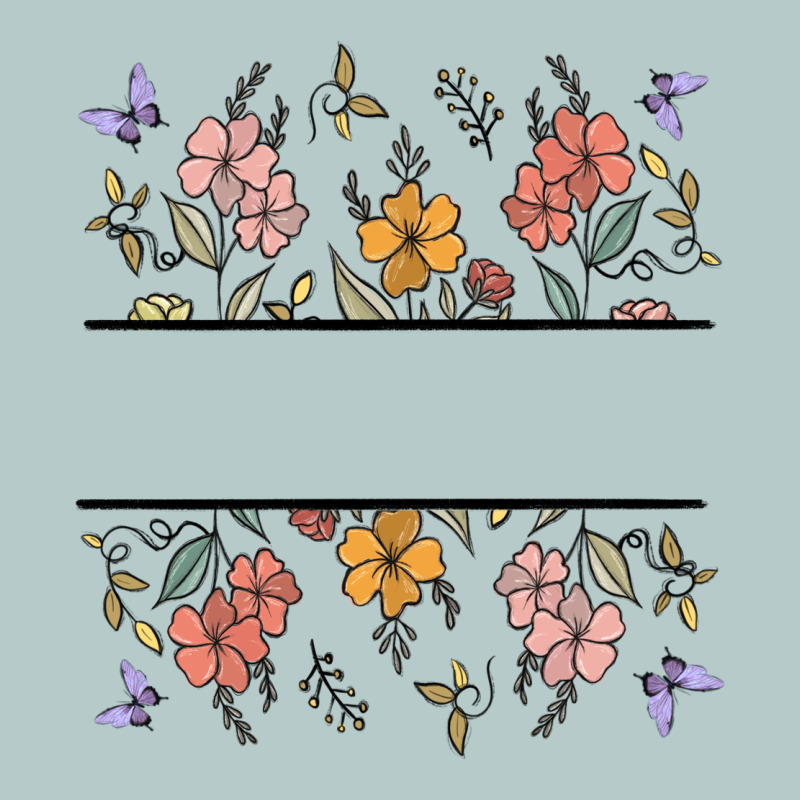 Wildflower Your Text Here Heavy Core Tee by MaliasSmallBusiness | Teevron