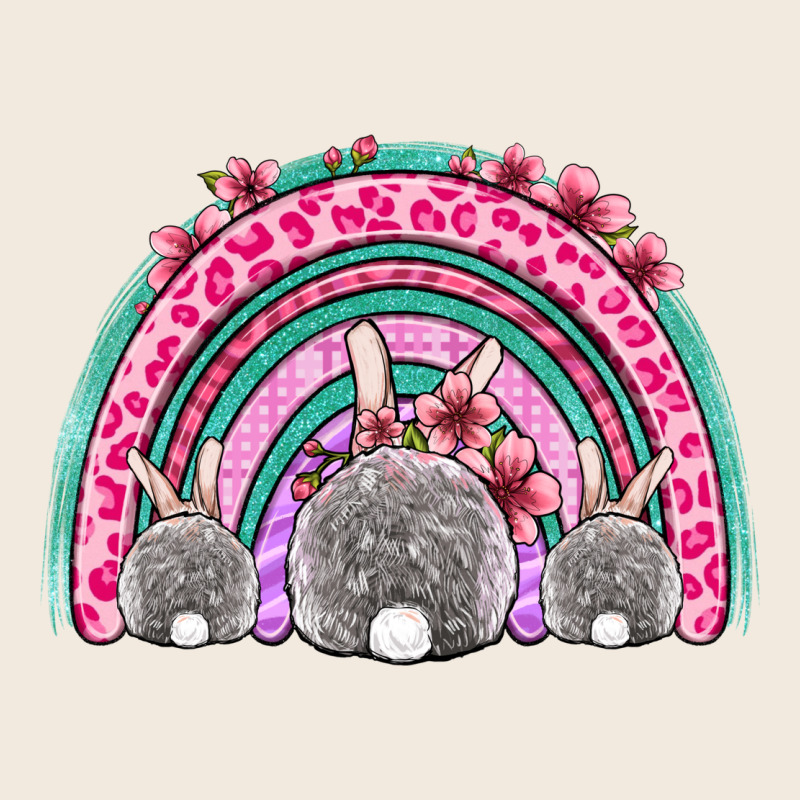 Easter Bunny Rainbow Zipper Hoodie by OliviaCreatesArt | Teevron