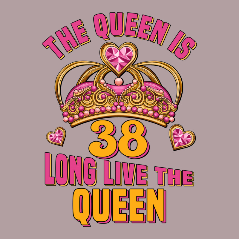 The Queen Is 38 Long Live The Queen Vintage Hoodie by Jasminsmagicworld | Teevron