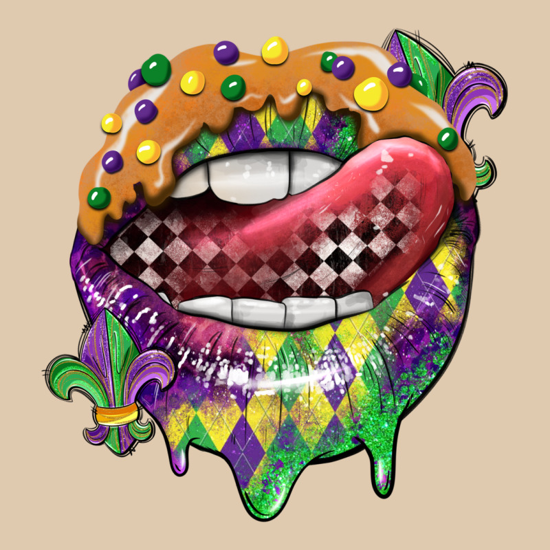 Mardi Gras Lips Heavyweight Sweatshirt by CowGirlArtShop | Teevron