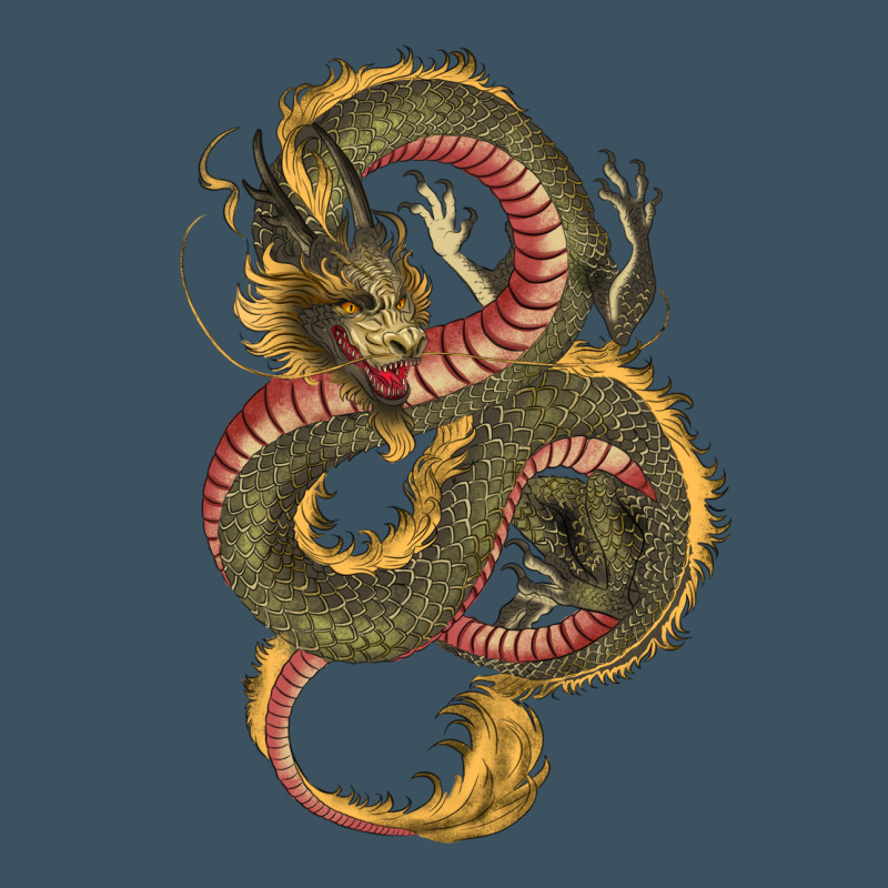 Green And Yellow Dragon Urban Heavy Tee by RanaPortraitStore | Teevron