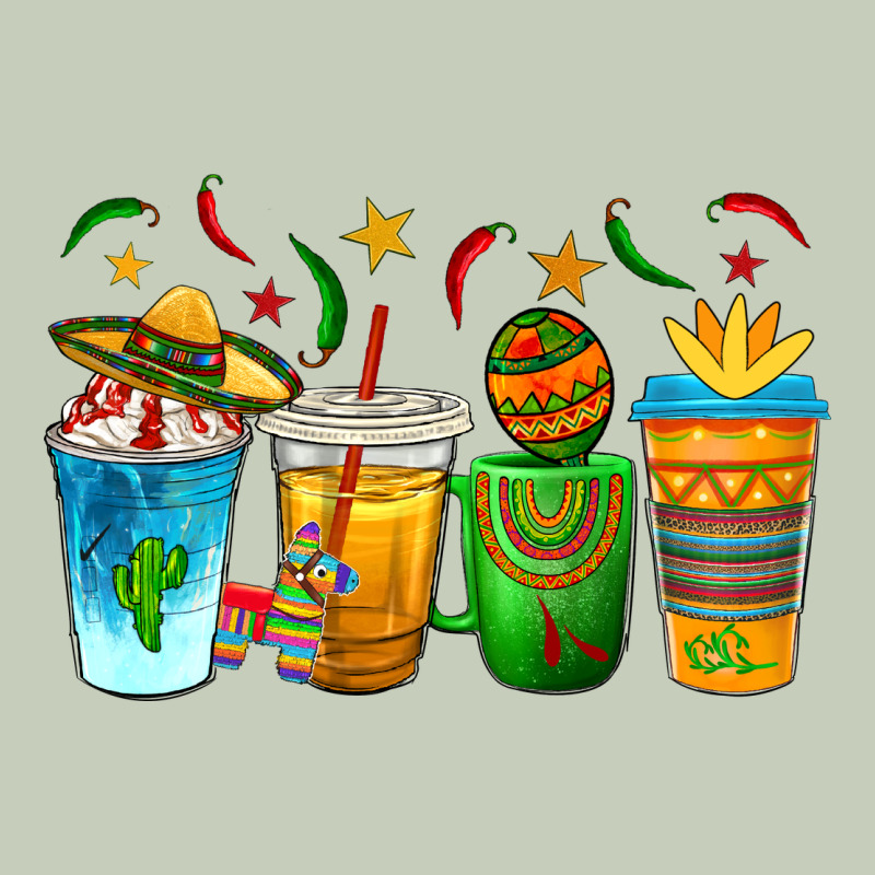 Cinco De Mayo Coffee Cups Long Sleeve Tee by texasbilliewilder | Teevron