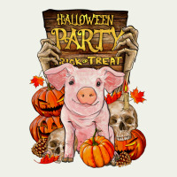 Halloween Party Pig Urban Heavy Tee | Teevron