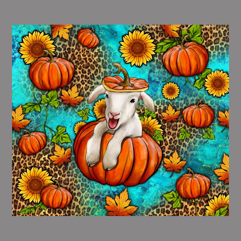 Fall Pumpkin Lamb Vintage Tee by Jasminsmagicworld | Teevron