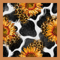 Cowhide Leopard Sunflower Seamless Pattern Heavyweight Hoodie | Teevron