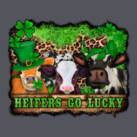 St Patricks Cows Heifers Go Lucky Vintage Hoodie | Teevron