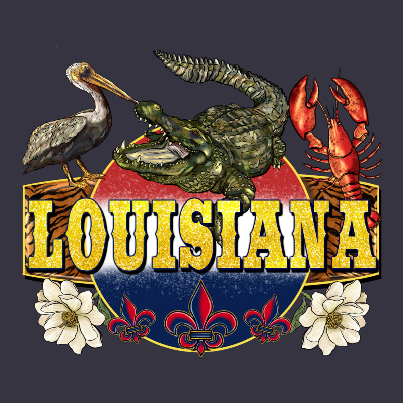 Louisiana State Vintage Hoodie by BarkalooDesign | Teevron