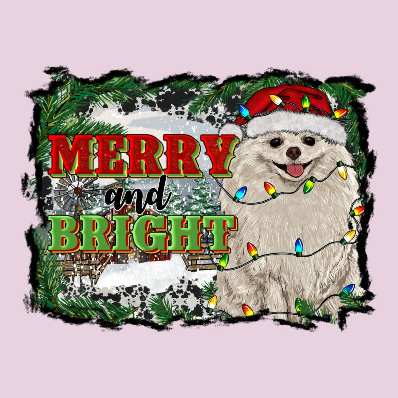 Merry And Bright Pomeranian Ladies Tee by RanaPortraitStore | Teevron
