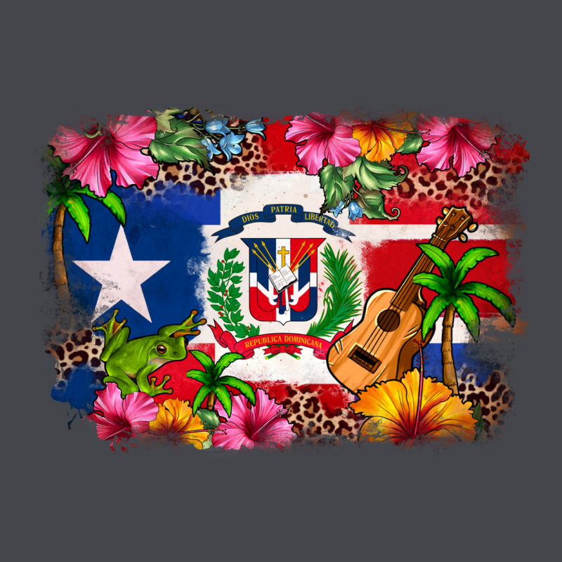 Dominican Republic And Puerto Rico Flag Long Sleeve Tee by texasbilliewilder | Teevron