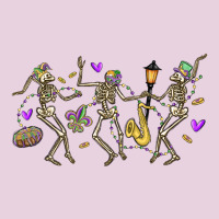 Dancing Skeletons Mardi Gras Ladies Tee | Teevron